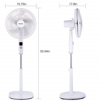 PELONIS Oscillating Pedestal Fan