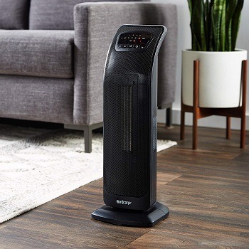 Hurricane Tower Fan Heater With Remote Control review